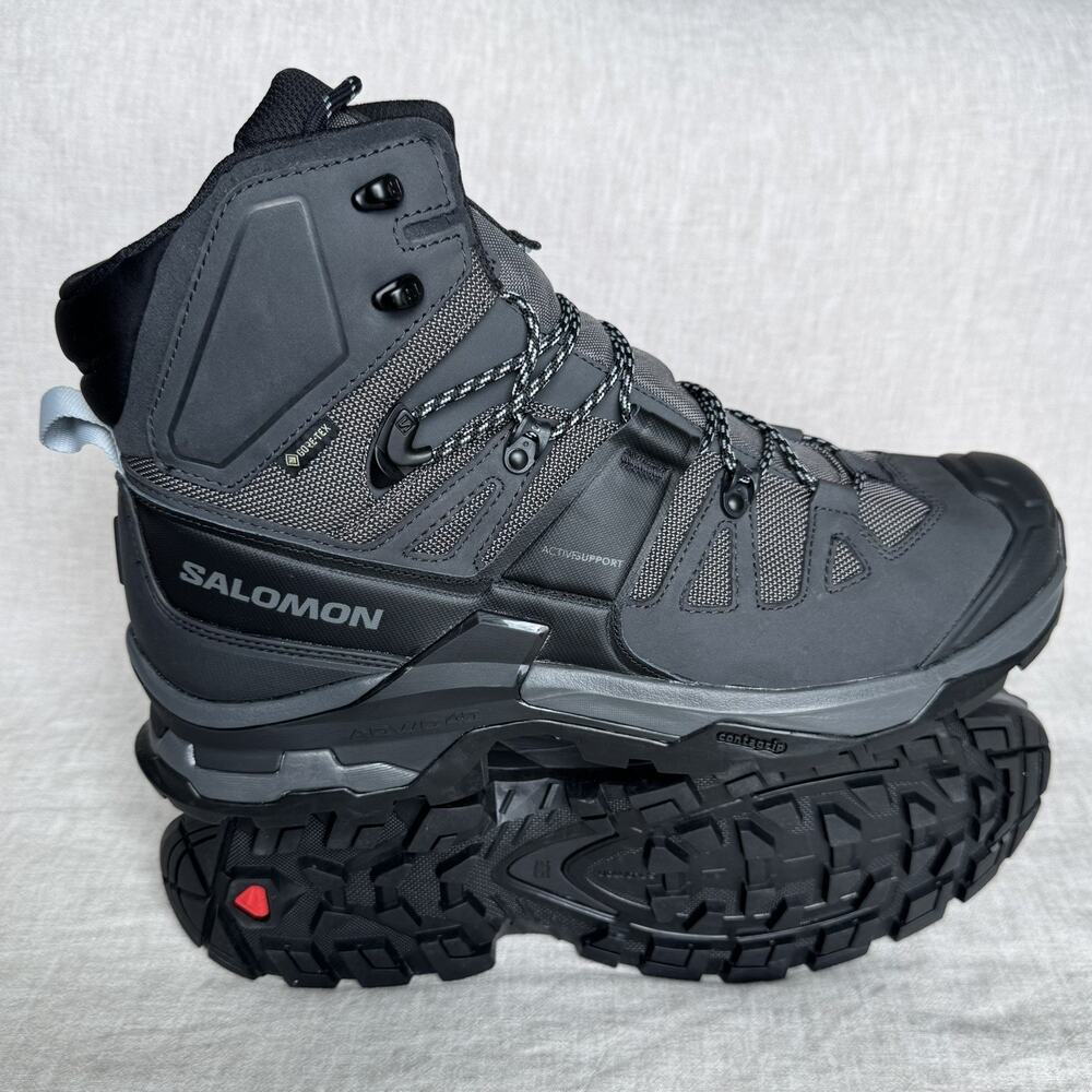 [MENS 12] Salomon Quest 4 GORETEX GTX Hiking Rain Waterproof Boot Black 477873
